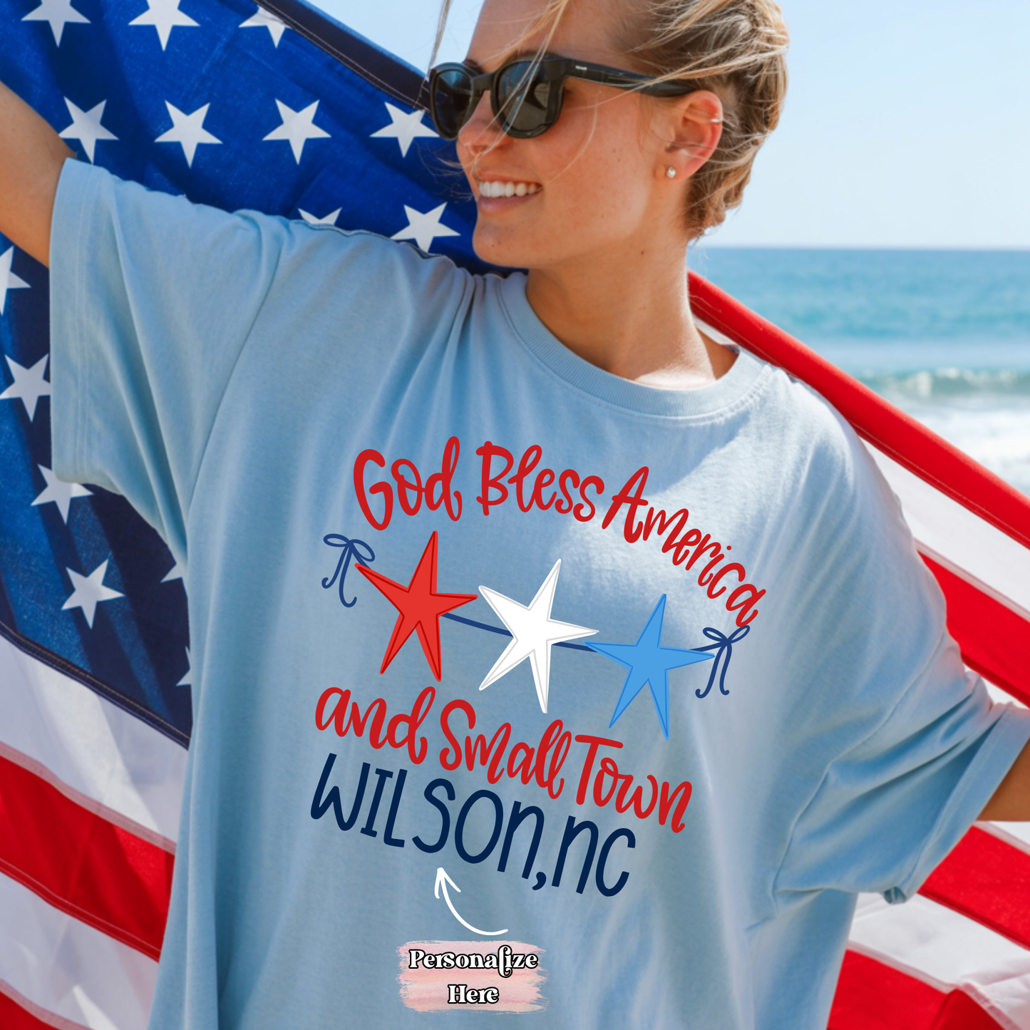 Small Town 4th Of July - ‼️Fully Customizable Transfer‼️