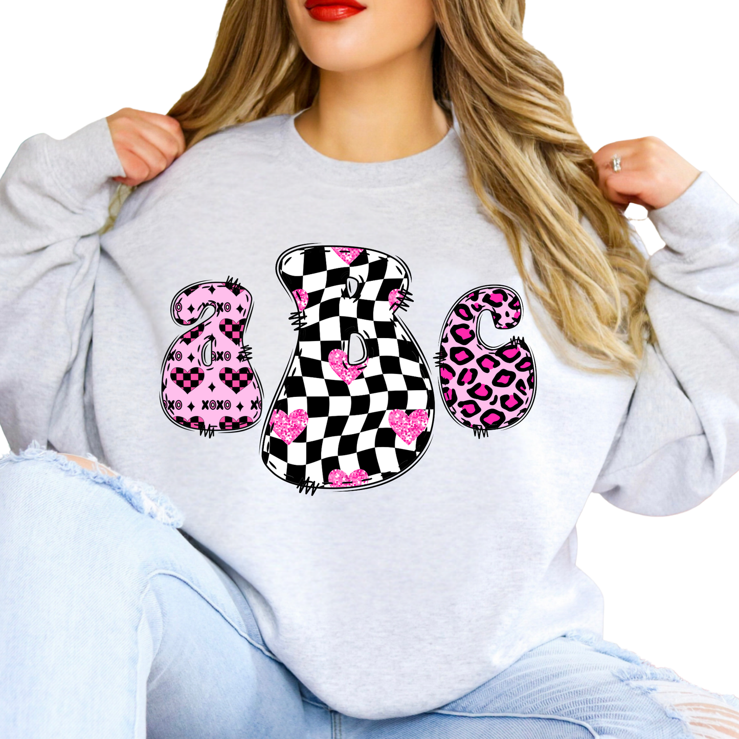 Groovy Leopard - Custom Monogram Transfer