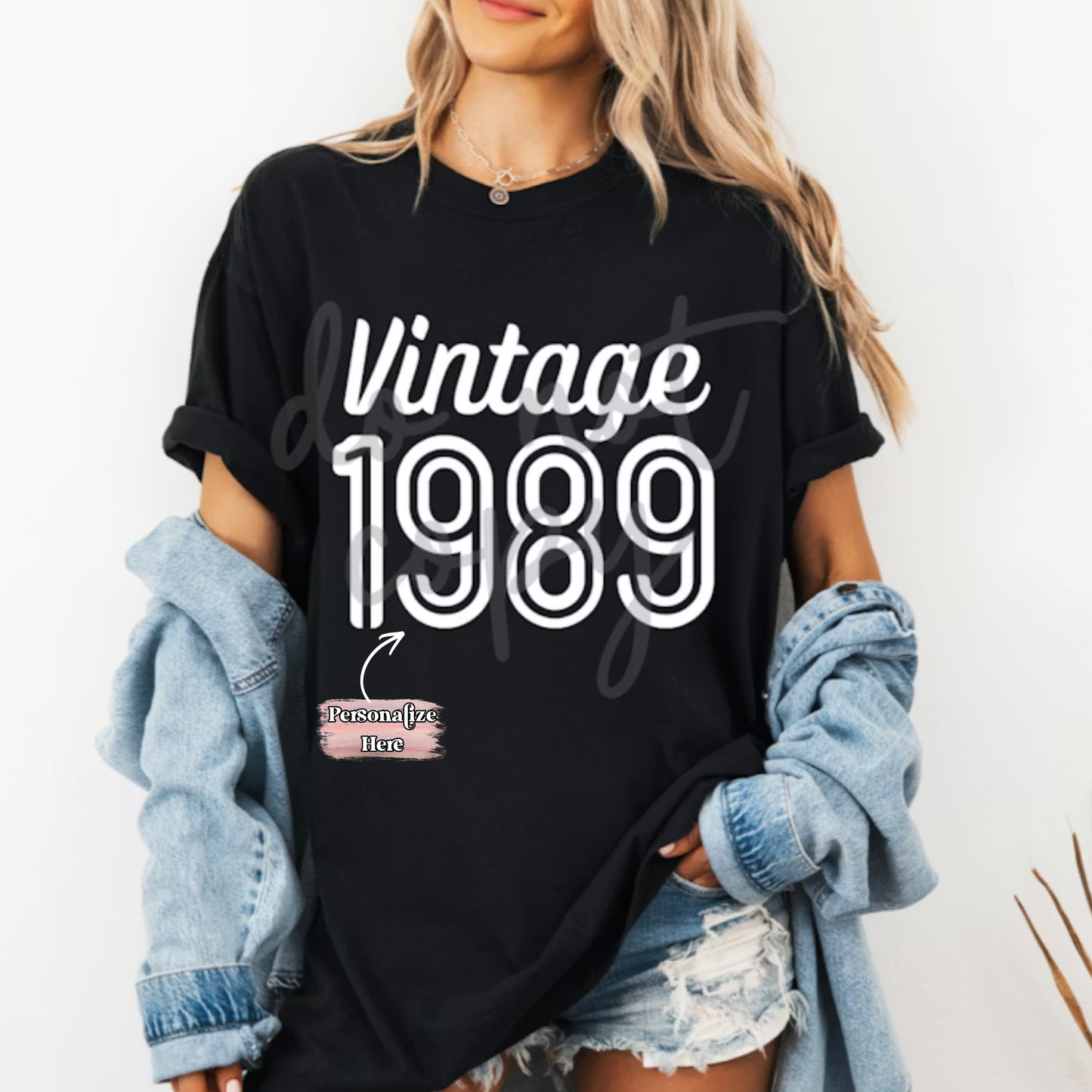 Vintage Birthday - ‼️Fully Customizable Transfer‼️