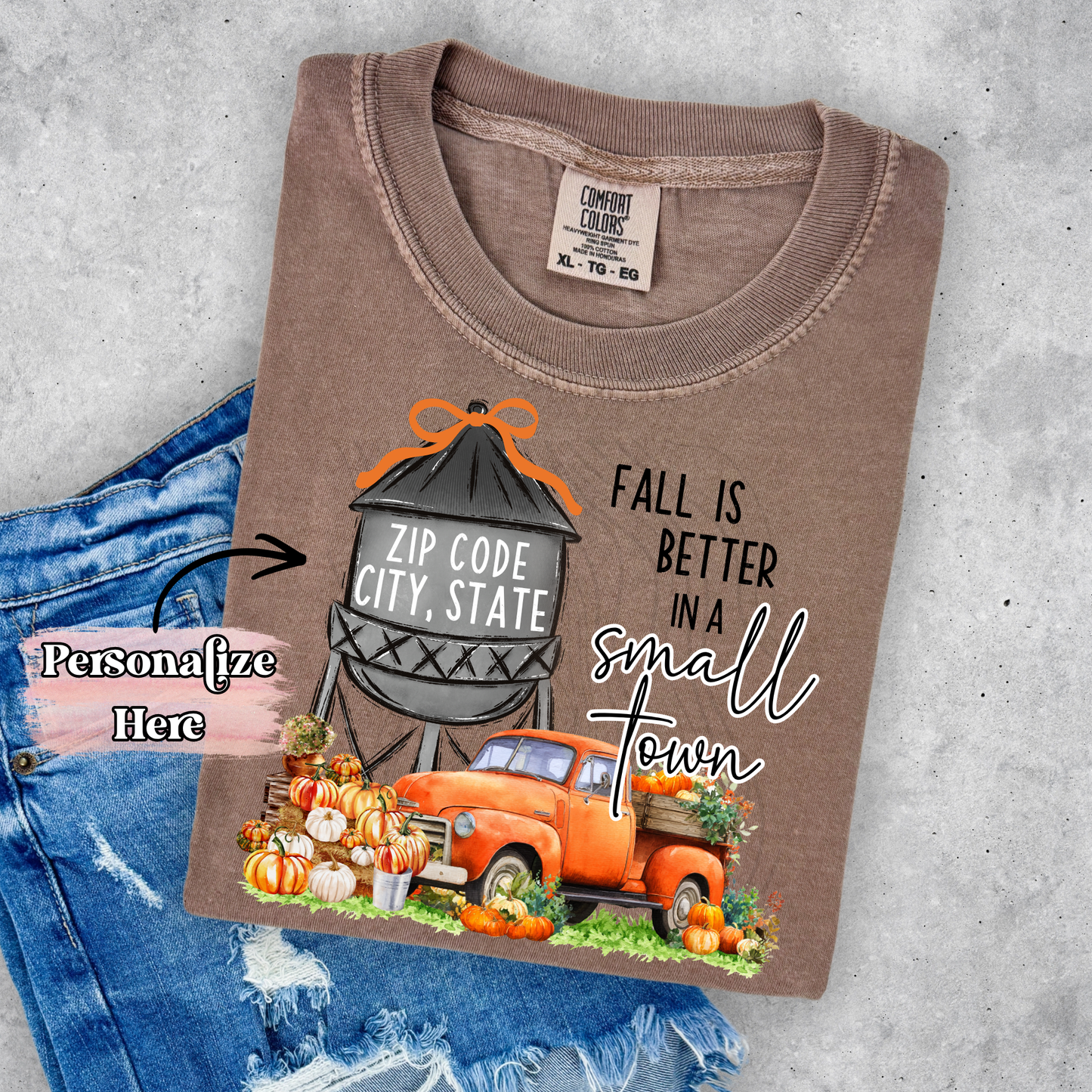 Fall In A Small Town - ‼️Fully Customizable Transfer‼️