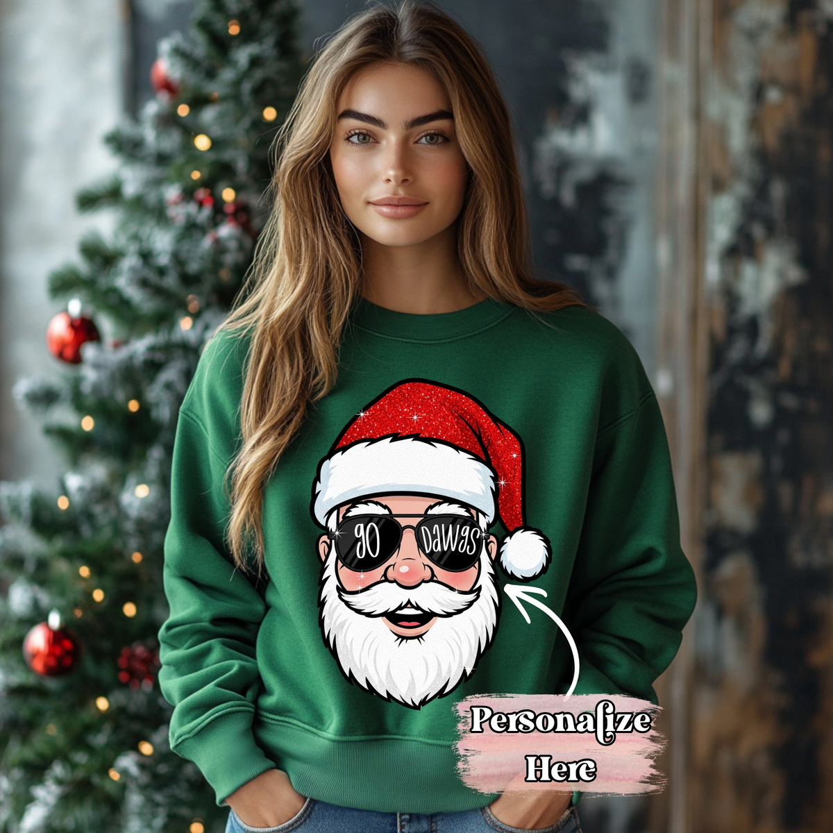 Santa Is Pulling For... -‼️Fully Customizable Transfer‼️