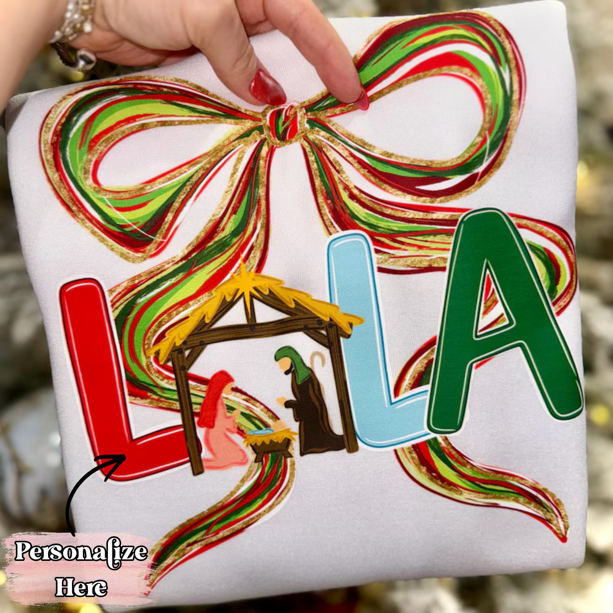 Nativity Bow -‼️Fully Customizable Transfer‼️