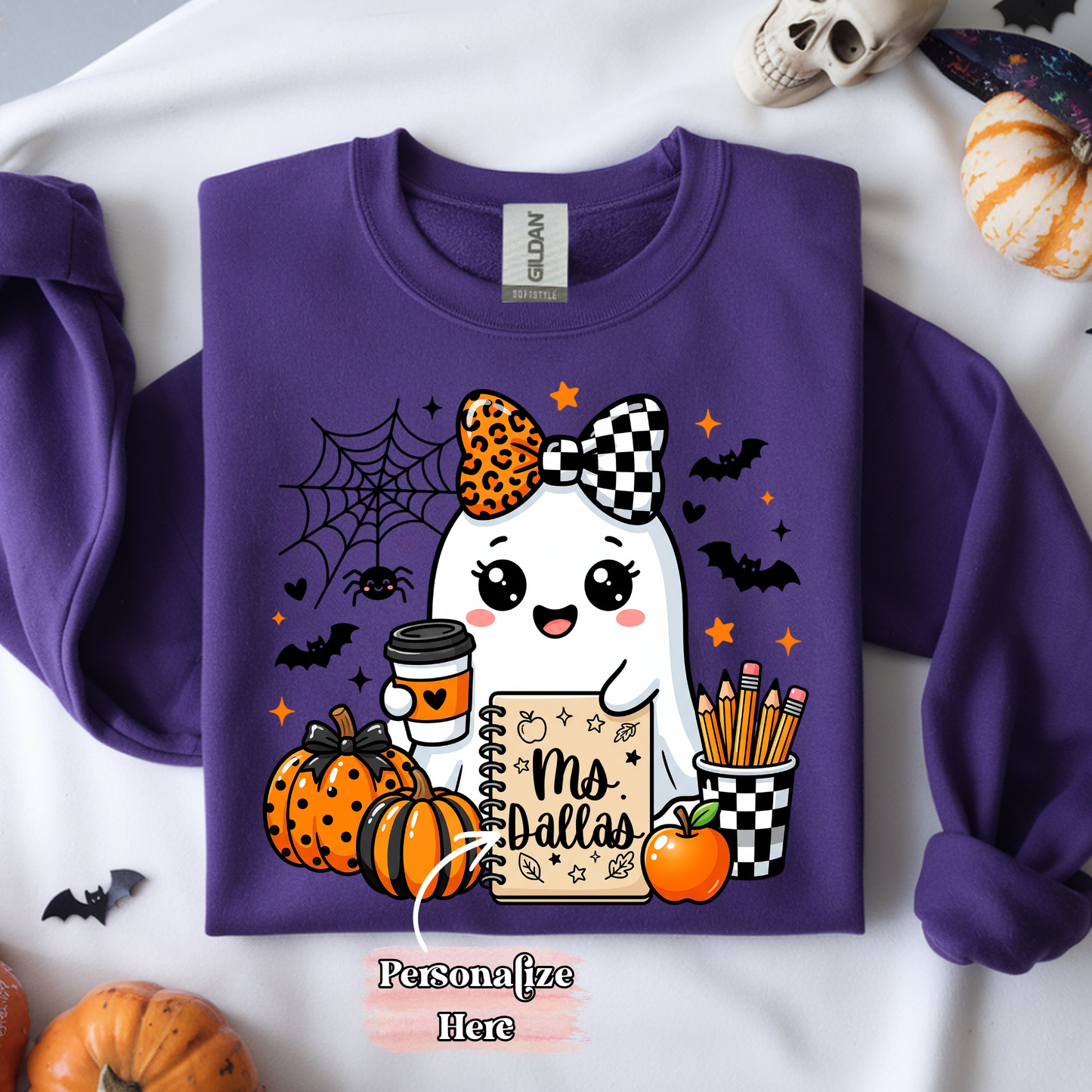 Teacher Ghost Nameplate - ‼️Fully Customizable Transfer‼️