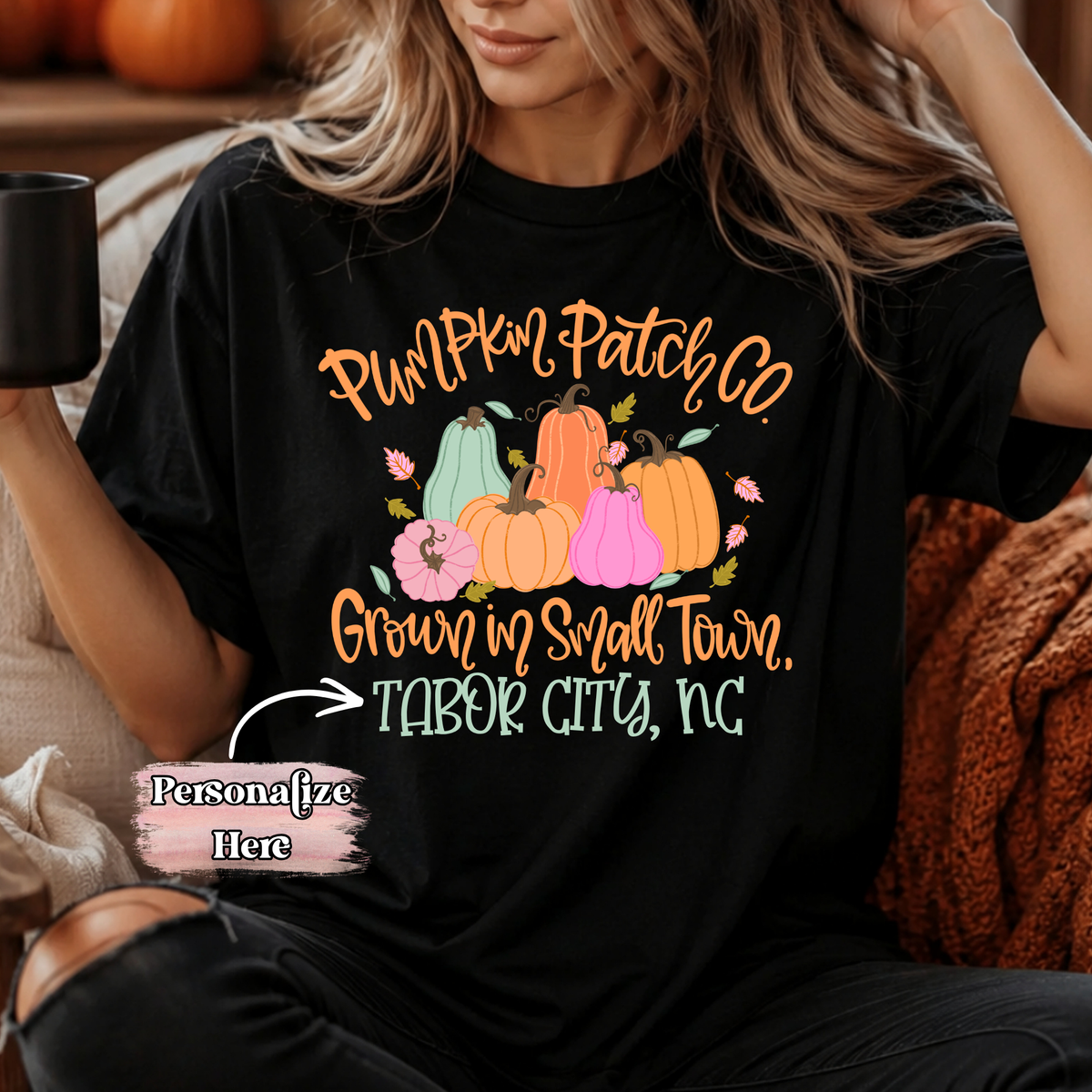 Small Town Pumpkin Patch Co. - ‼️Fully Customizable Transfer‼️