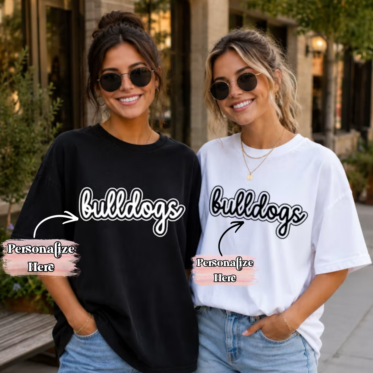 Cursive Outlined Text - ‼️Fully Customizable Transfer‼️