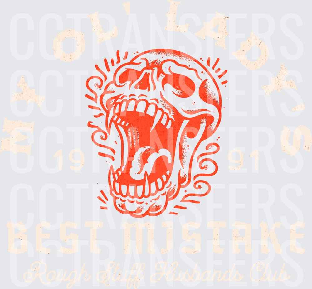 My Ol' Lady's Best Mistake Screaming Skull 1991 (DTF)
