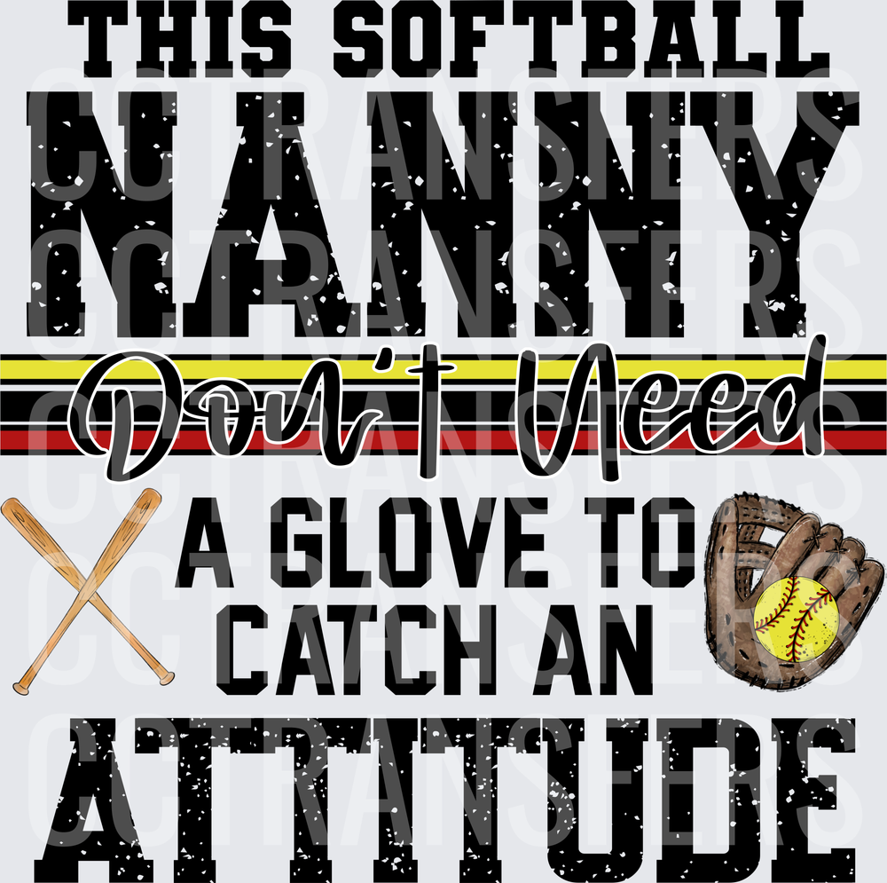 This Softball Nanny Don't Need A Glove To Catch An Attitude (DTF)