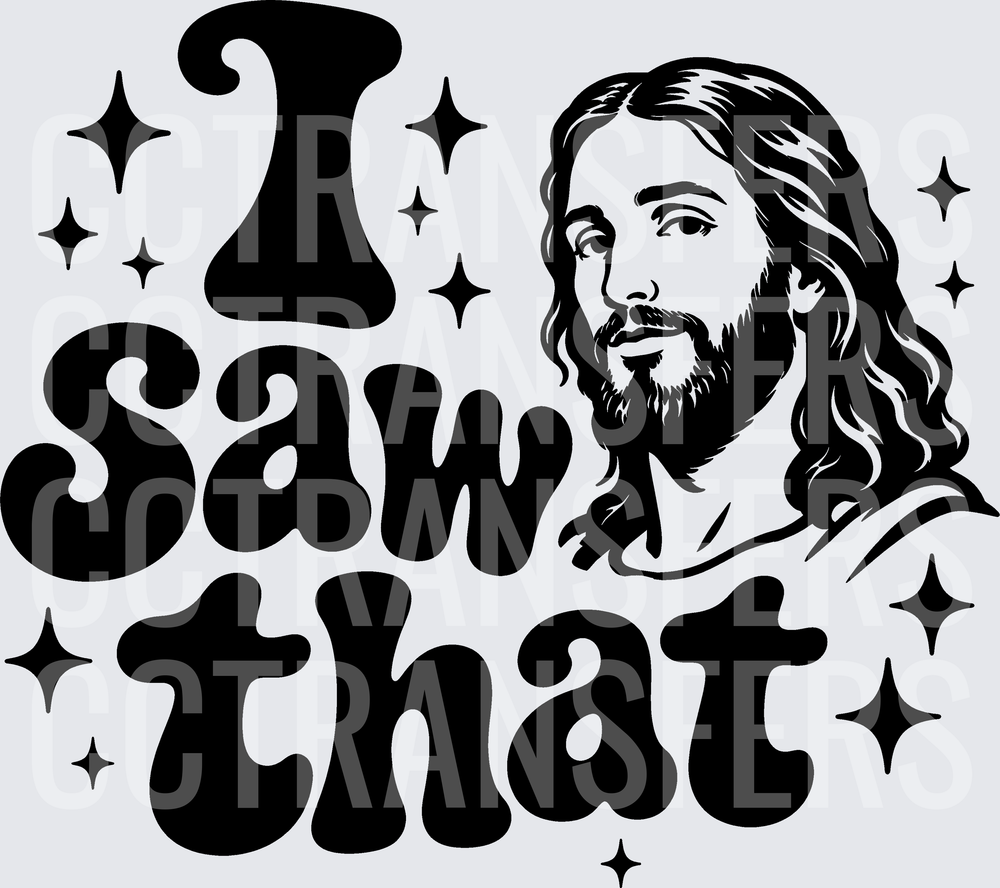 I Saw That Long Haired Bearded Figure with Stars (DTF)