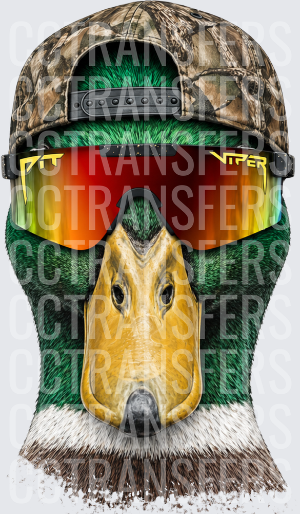 Mallard Duck Camo Snapback Pit Viper Sunglasses (DTF)