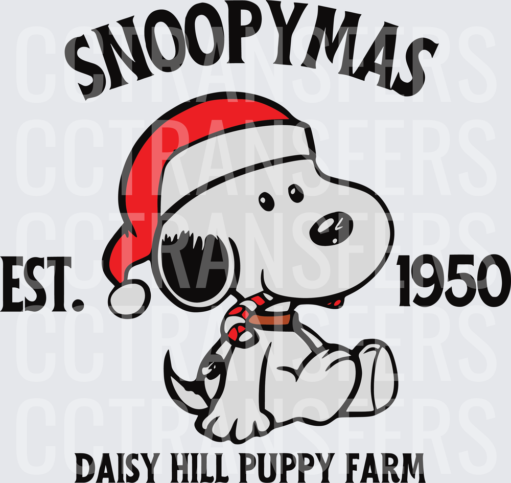 Snoopymas Est 1950 Daisy Hill Puppy Farm Holiday Pup (DTF)