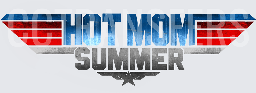 Hot Mom Summer Military Wing Logo (DTF)