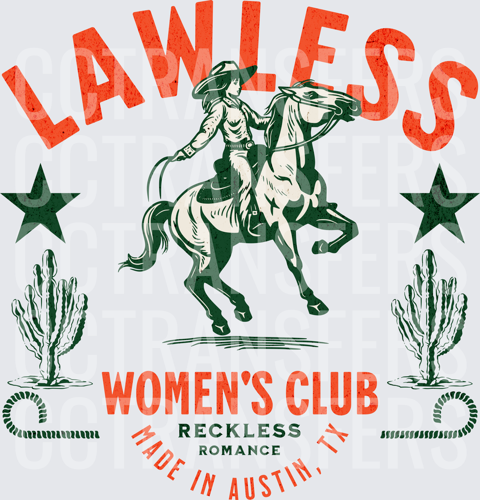 Lawless Women's Club Reckless Romance Austin TX Cowgirl (DTF)