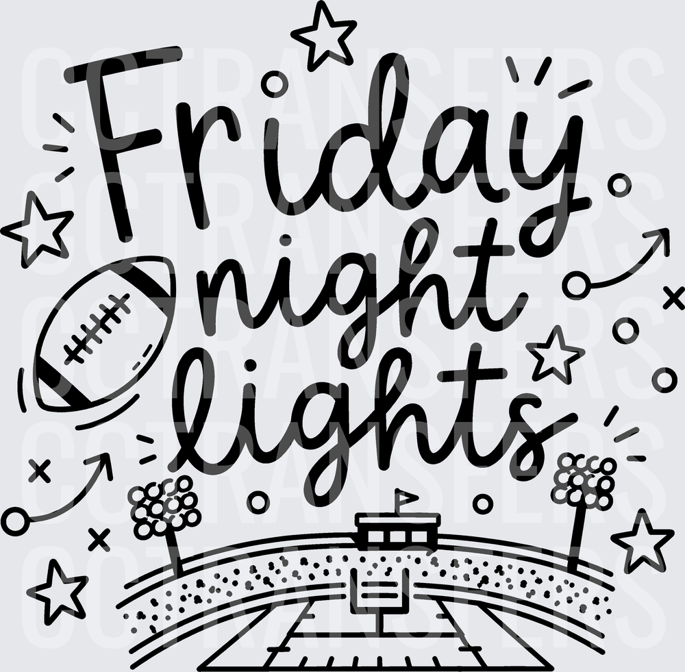 Friday Night Lights Football Stadium Script (DTF)