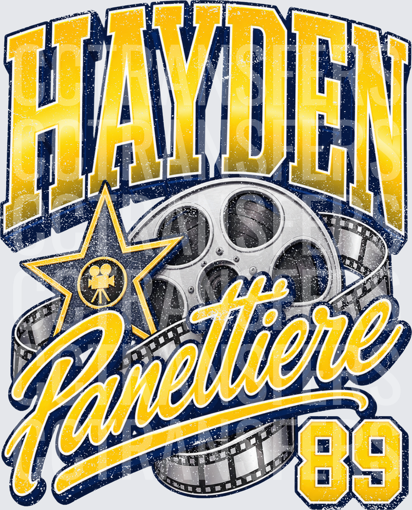 Hayden Panettiere 89 Film Reel Star Distressed (DTF)