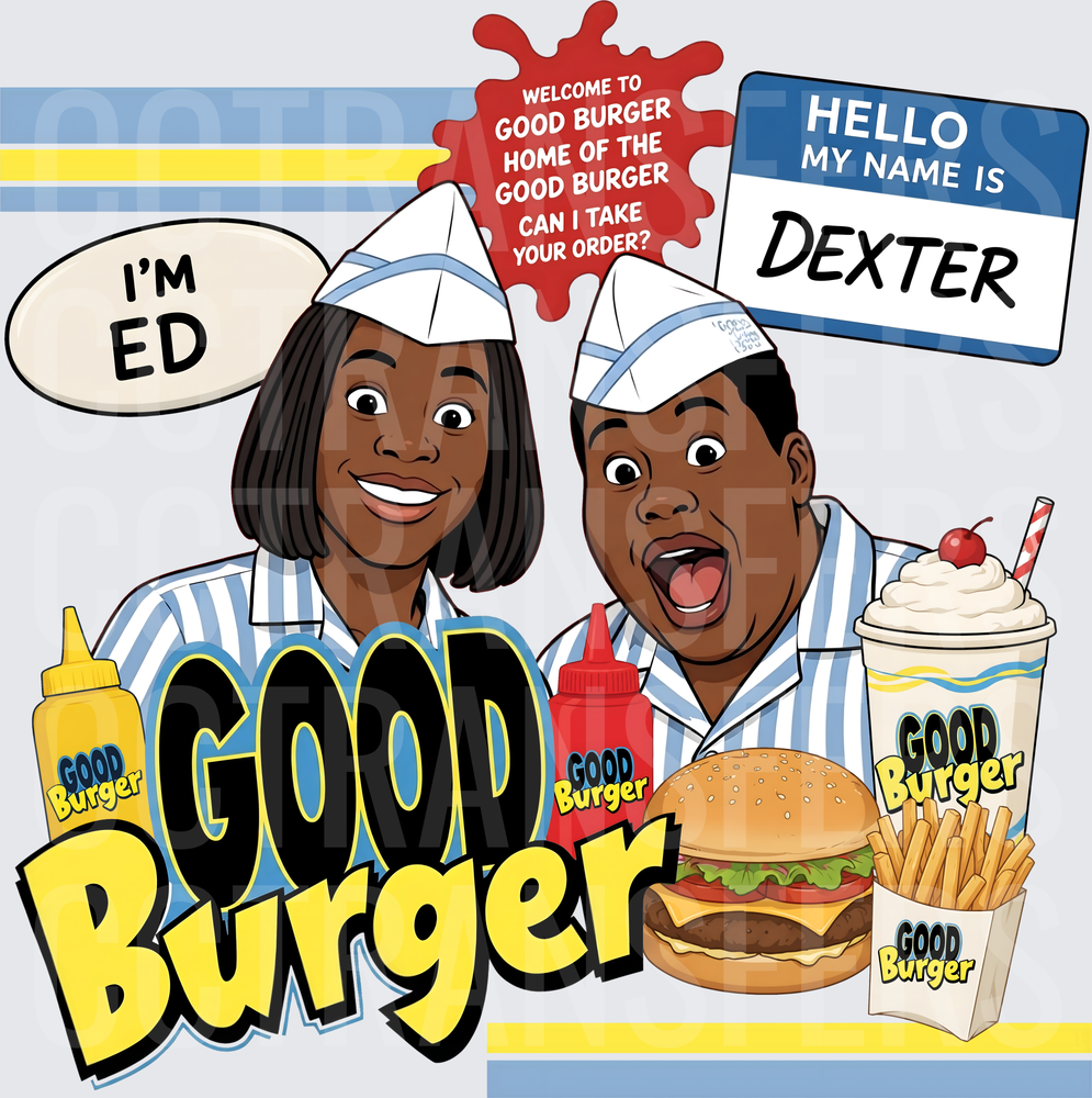 Good Burger Ed & Dexter Fast Food Restaurant Comic (DTF)
