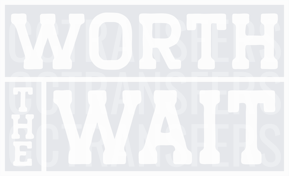 Worst Behavior Bold Distressed Text (DTF)