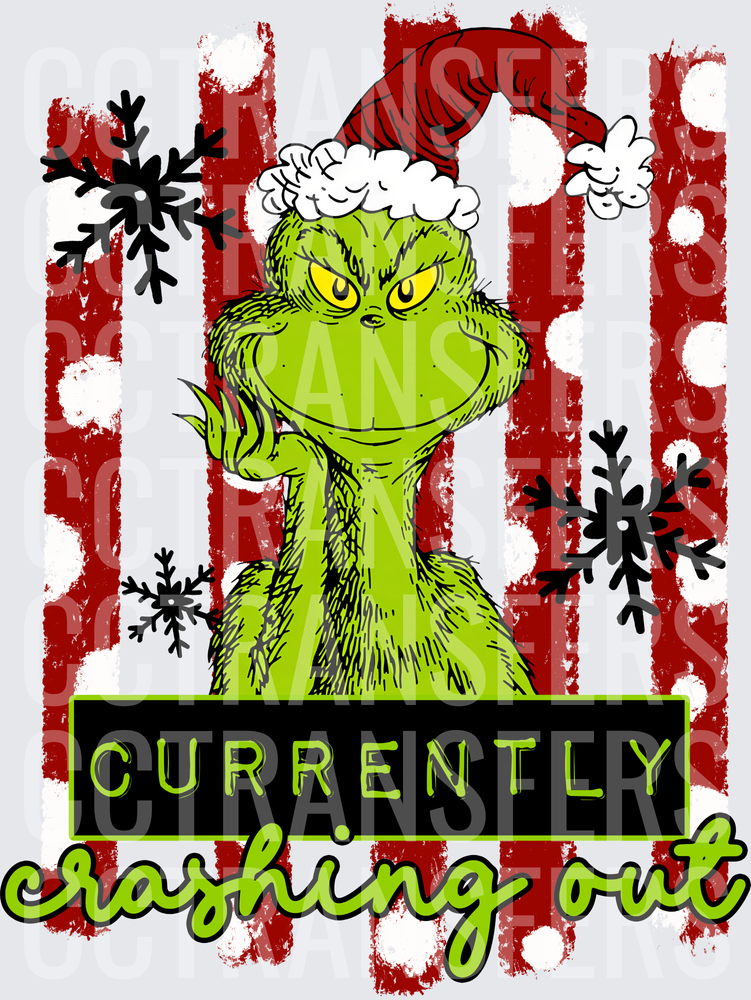 G-Man Currently Crashing Out Christmas Snowflake (DTF)
