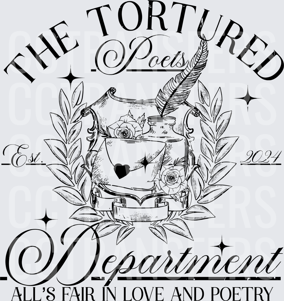 The Tortured Poets Department Est. 2024 Crest (DTF)