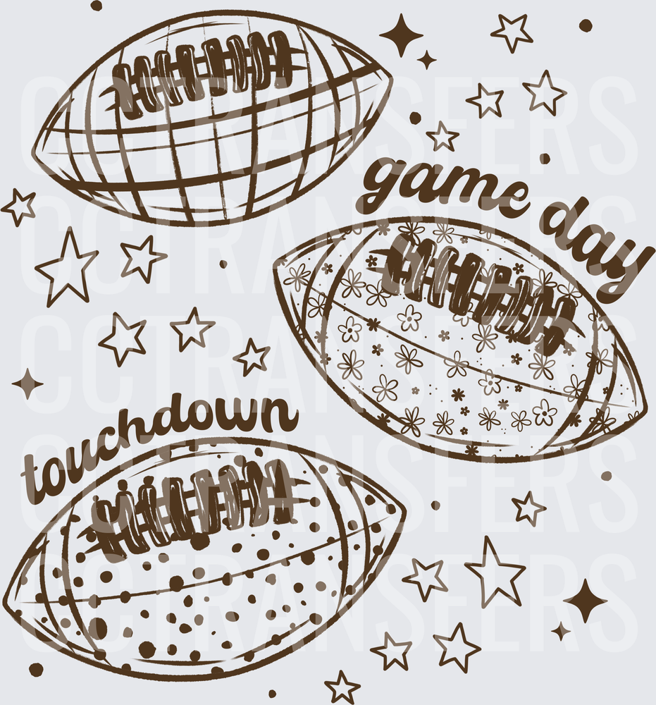 Game Day Touchdown Football Trio Stars (DTF)