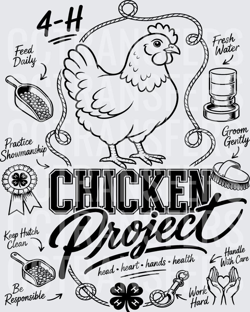 4-H Chicken Project Head Heart Hands Health (DTF)