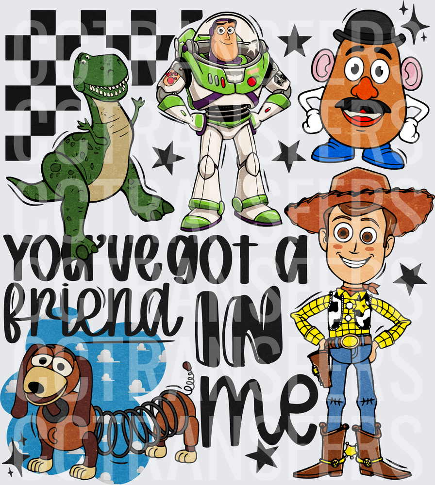 You've Got A Friend In Me Toy Characters Group (DTF)