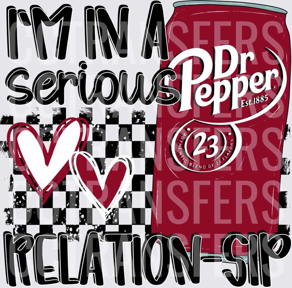 I'm In A Serious Relation-Sip Soda Can Hearts (DTF)