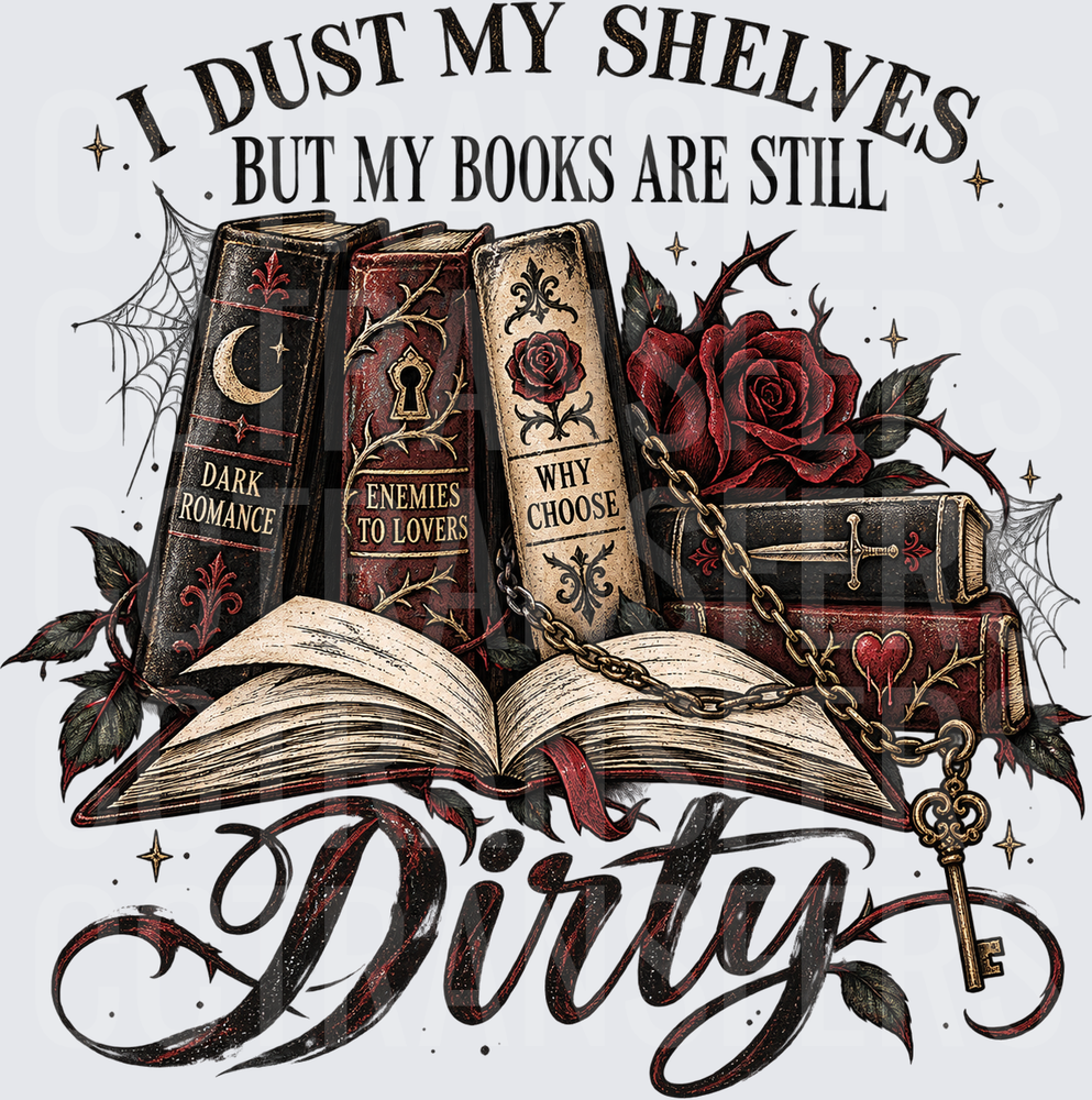 I Dust My Shelves But My Books Are Still Dirty (DTF)