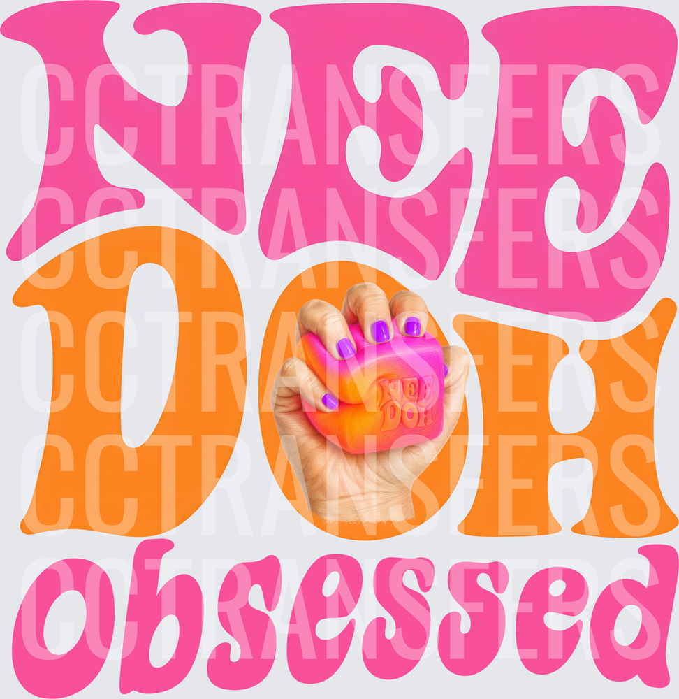 Nee Doh Obsessed Groovy Stress Ball Hand (DTF)