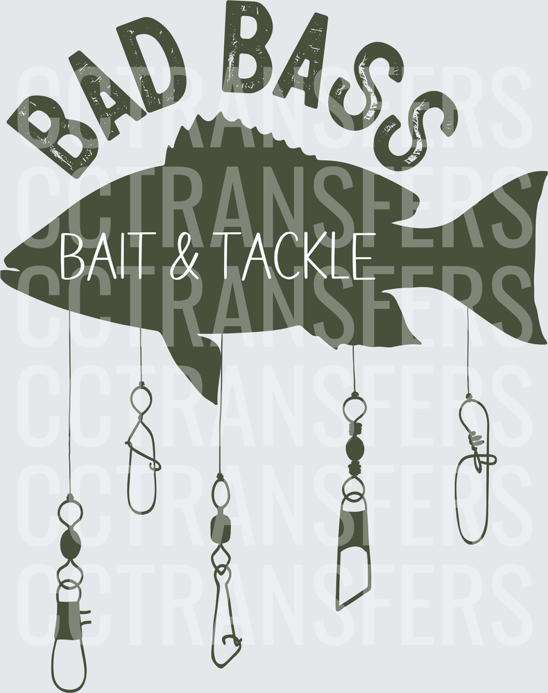 Bad Bass Bait & Tackle Fish Lures Fishing (DTF)