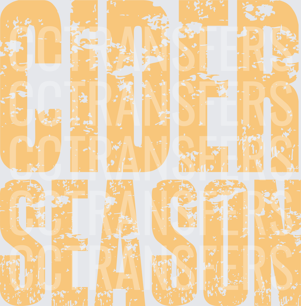 Cider Season Distressed Bold Typography (DTF)