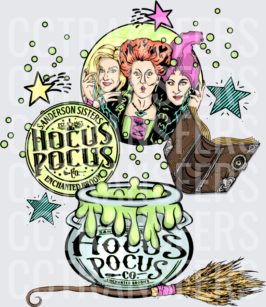 Hocus Pocus Sanderson Sisters Cauldron Brew (DTF)