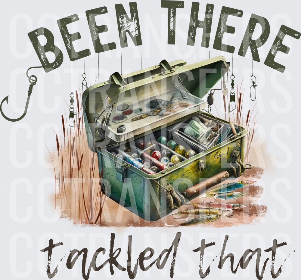 Been There Tackled That Fishing Tackle Box (DTF)