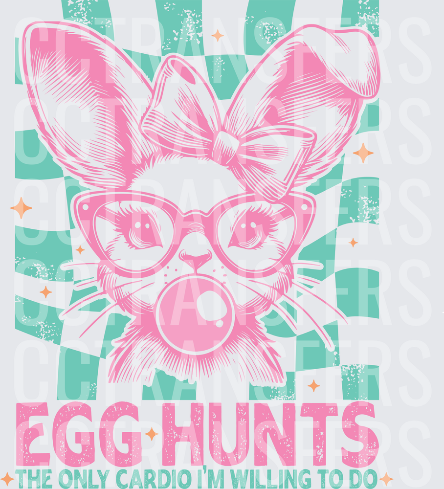 Egg Hunts The Only Cardio I'm Willing To Do Easter Bunny (DTF)