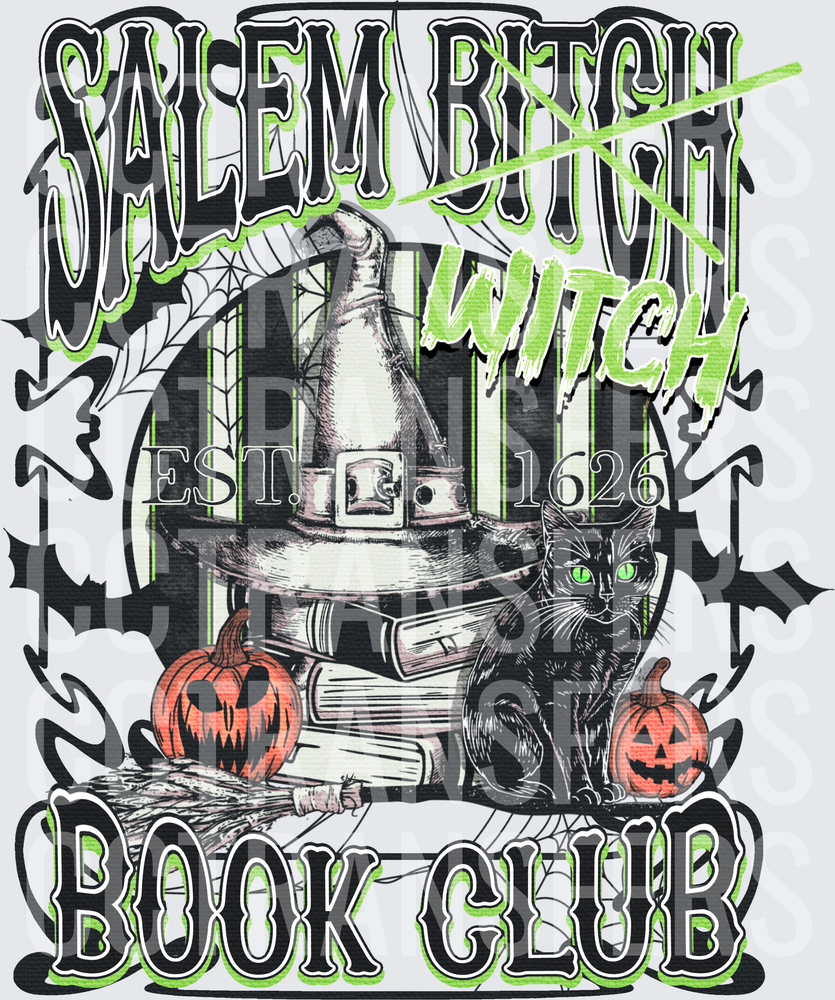 Salem Witch Book Club Est. 1626 Halloween (DTF)