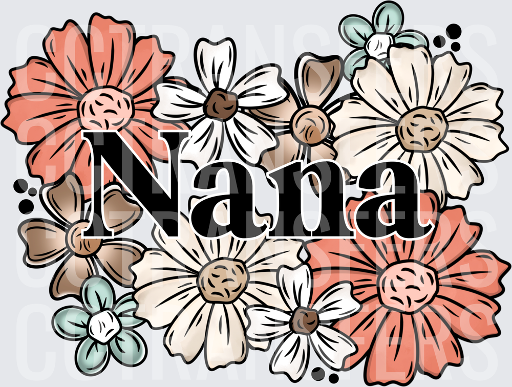 Nana Boho Floral Daisy Arrangement (DTF)