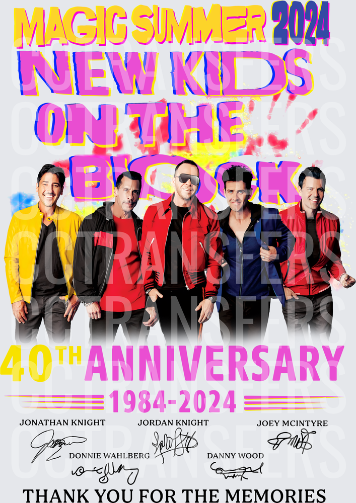 Magic Summer 2024 Boy Band 40th Anniversary 1984-2024 (DTF)