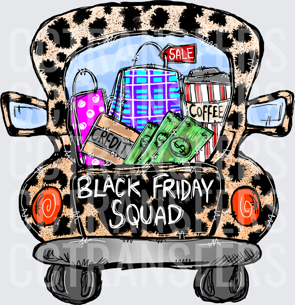 Black Friday Squad Leopard Truck Shopping Haul (DTF)