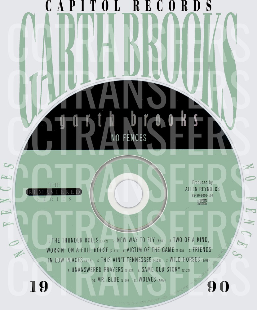 Garth Brooks No Fences 1990 CD Remastered Series (DTF)