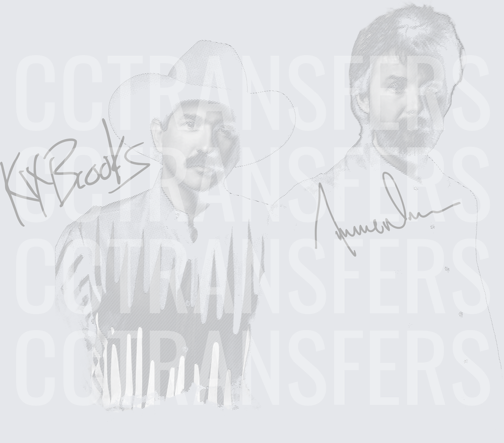 Faded Duo Country Music Men With Autographs (DTF)