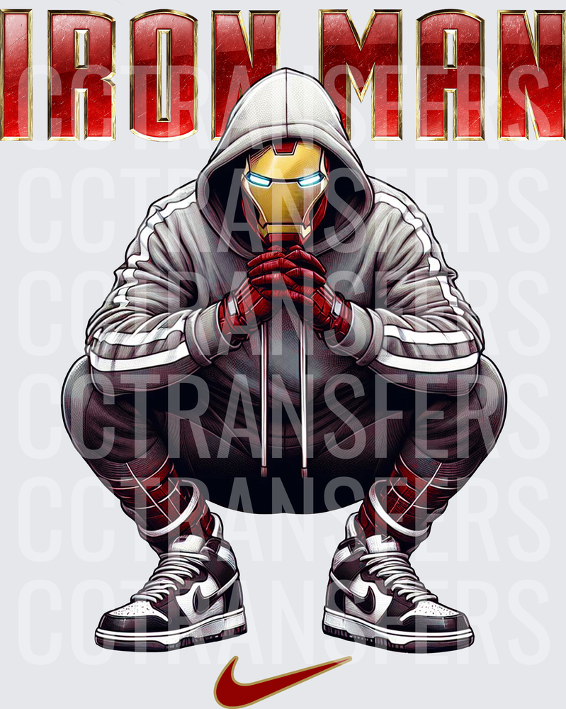 Streetwear Hoodie Squat Sneakers Graphic (DTF)