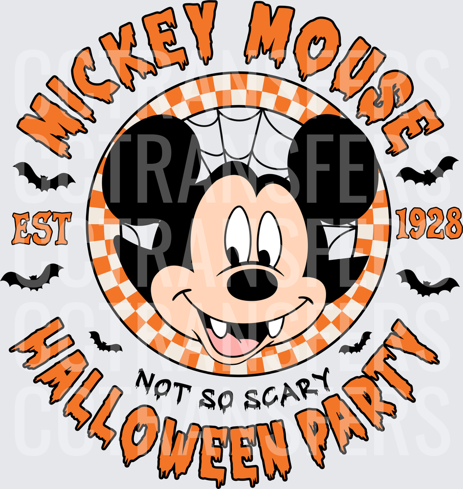 Not So Scary Halloween Party EST 1928 Mouse (DTF)