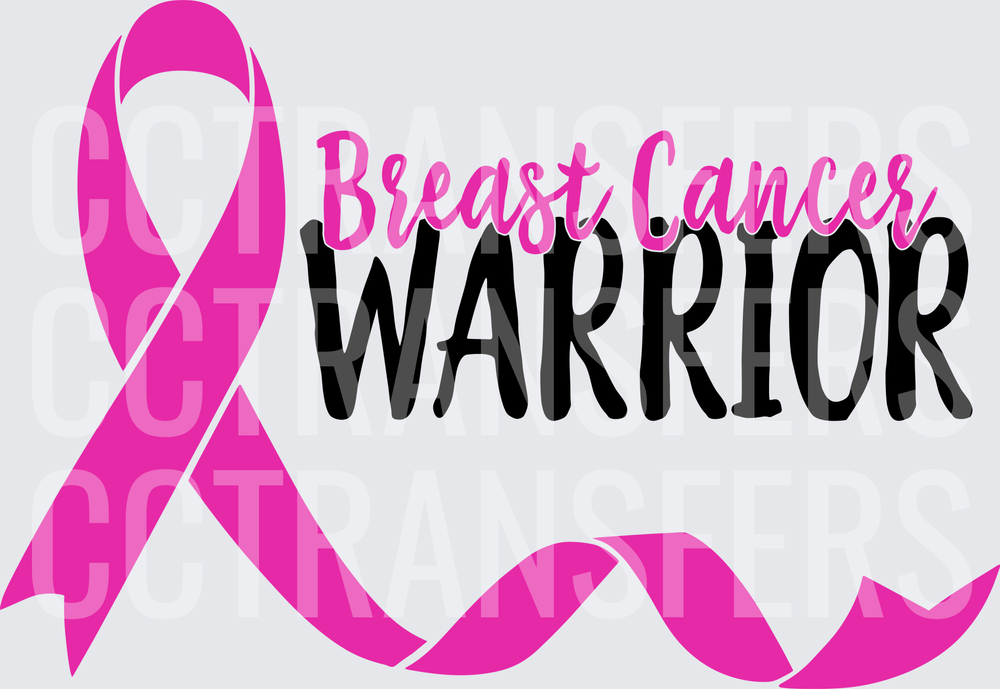 Breast Cancer Warrior Pink Ribbon Awareness (DTF)