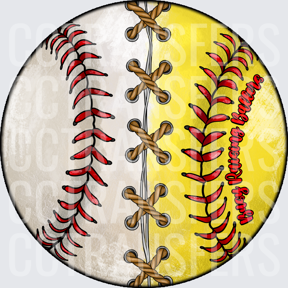 Just Raising Ballers Split Baseball Softball (DTF)