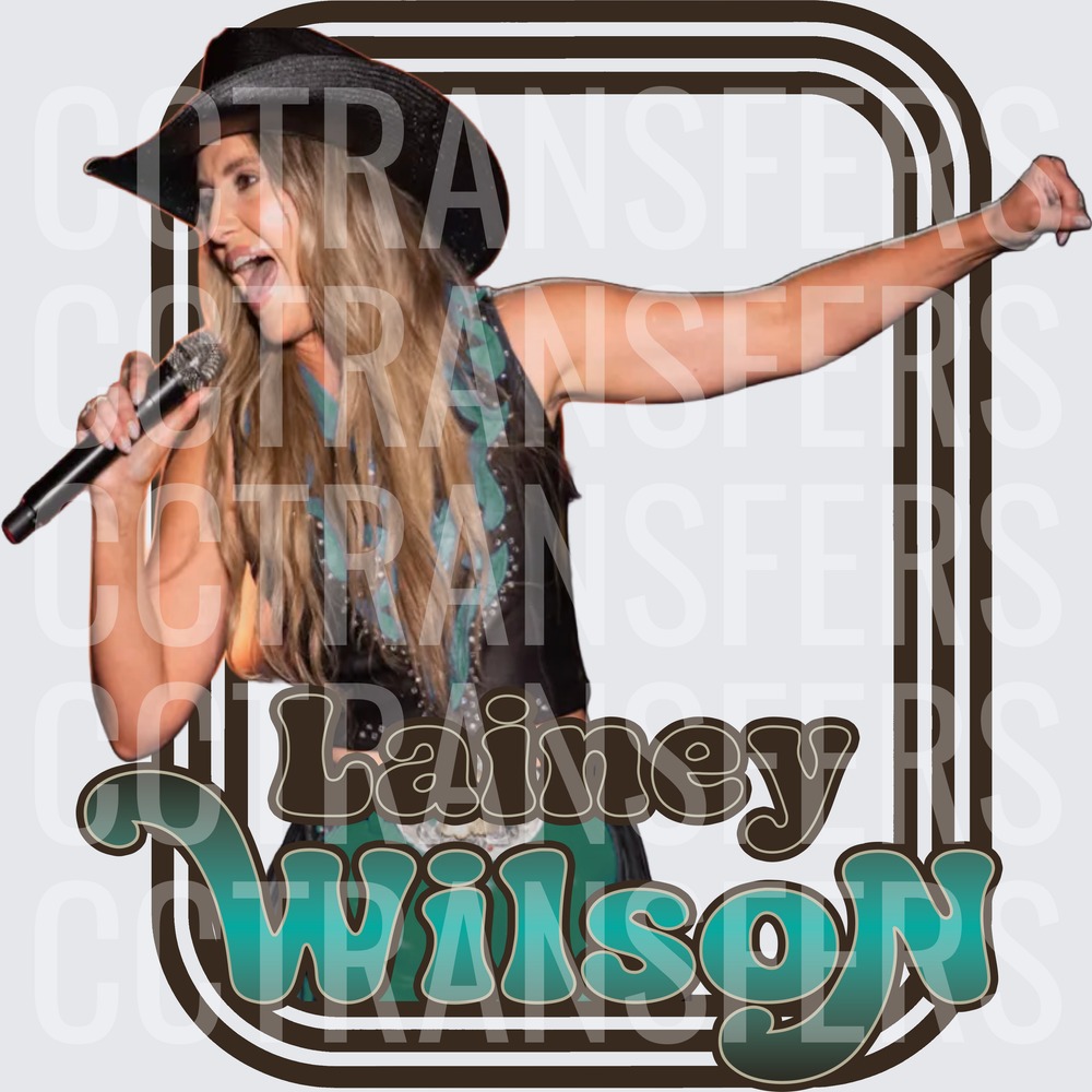 Lainey Wilson Country Singer Retro Graphic (DTF)