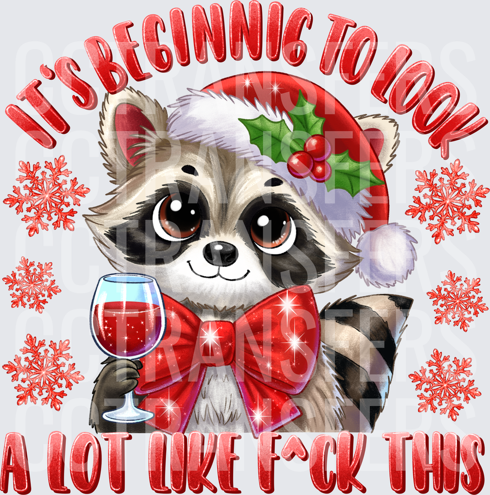 It's Beginning To Look A Lot Like F*ck This Raccoon (DTF)