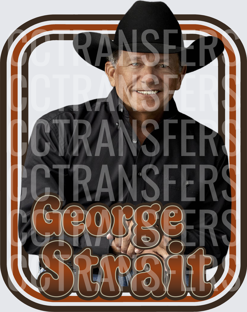 Country Music Legend Retro Portrait (DTF)