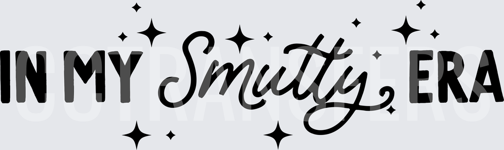 In My Smutty Era Bold Script with Sparkles (DTF)