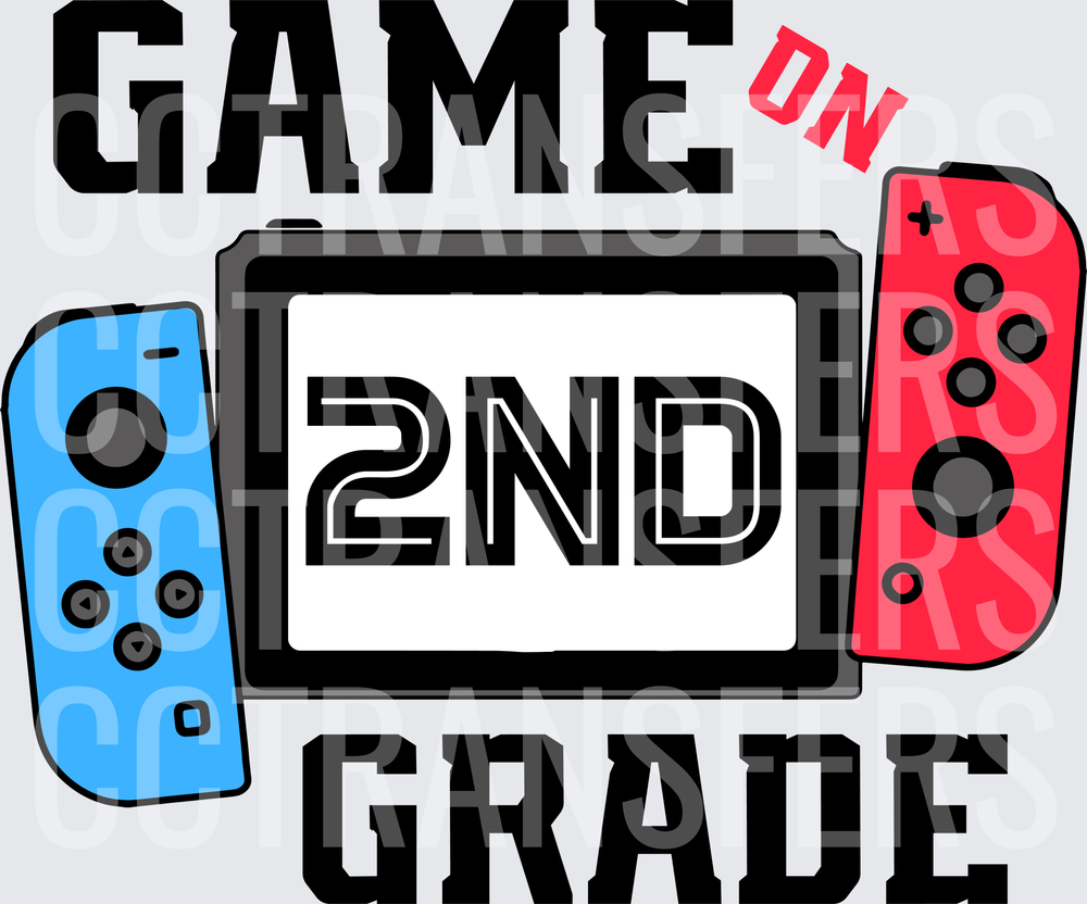 Game On 2nd Grade Gaming Console Controller (DTF)