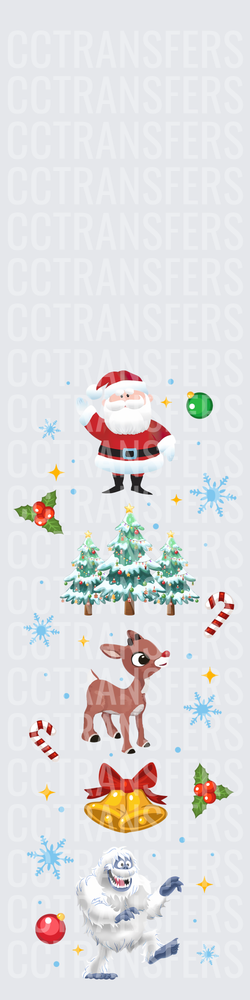 Rudolph Red-Nosed Reindeer Christmas Holiday Bundle (DTF)
