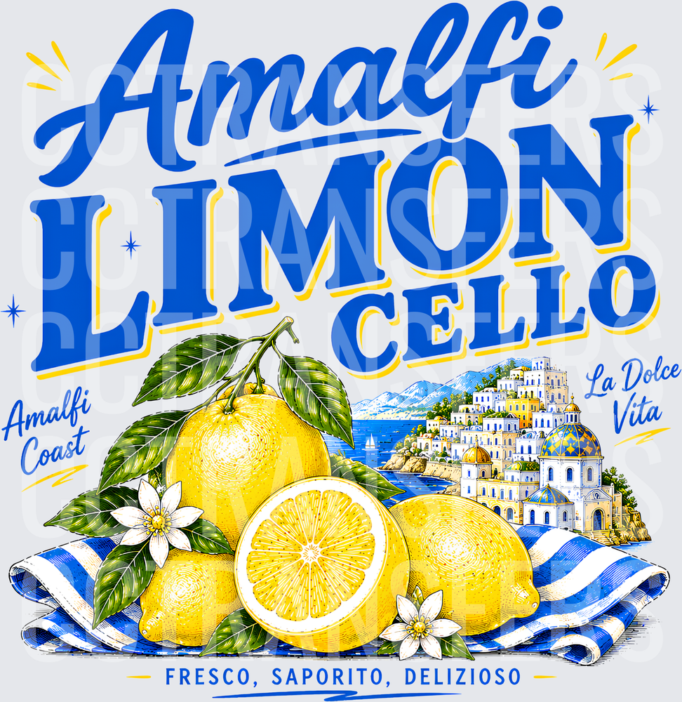 Amalfi Limoncello Italian Coast Lemons La Dolce Vita (DTF)